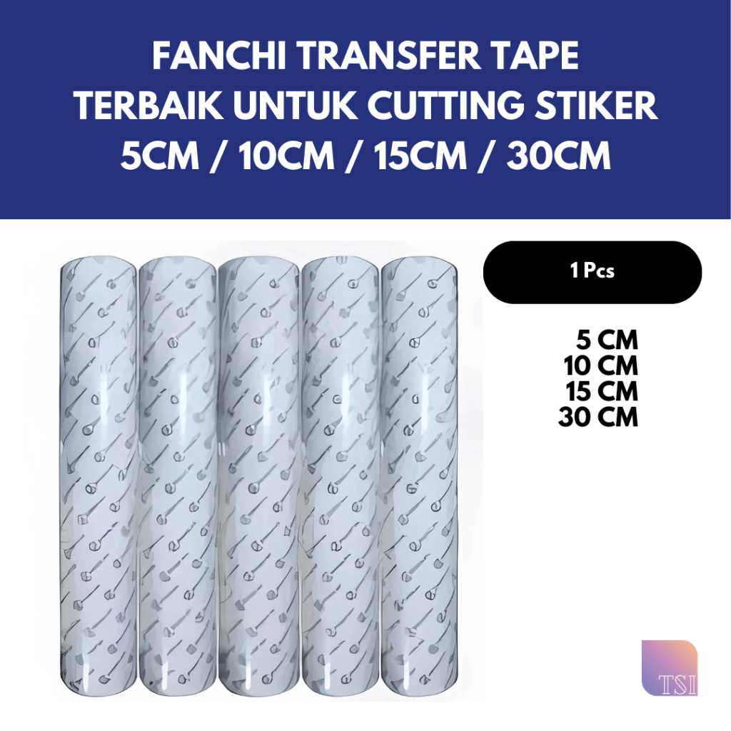 

Transfer Tape Fanchi 5 / 10 / 15 / 30 cm Clear Masking Laminating Bening Cutting Sticker