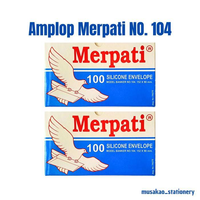 

AMPLOP PUTIH MERPATI NO. 104 | 152x90 MM