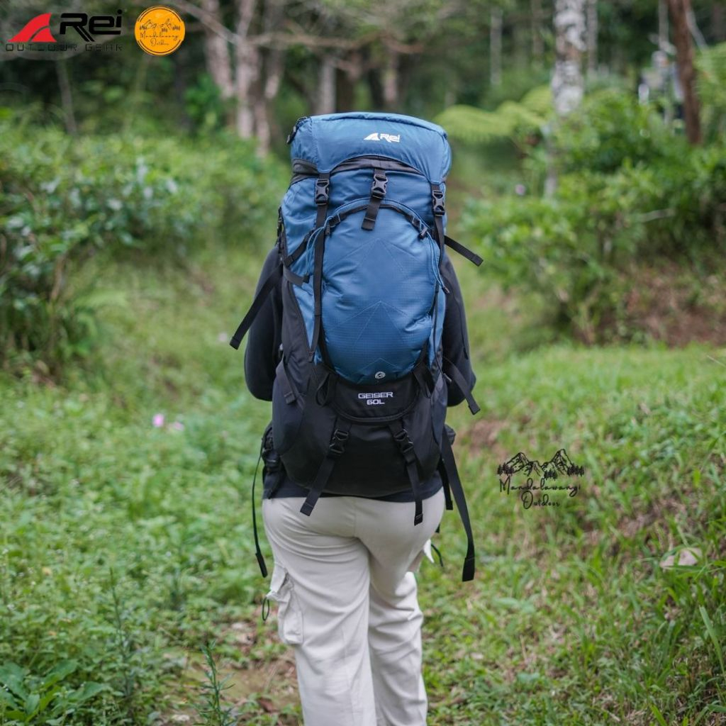 [PROMO] TAS GUNUNG AREI GEISER 60 LITER INCLUDE RAINCOVER TAS PENDAKI GUNUNG KAPASITAS 60 LITER ORIG