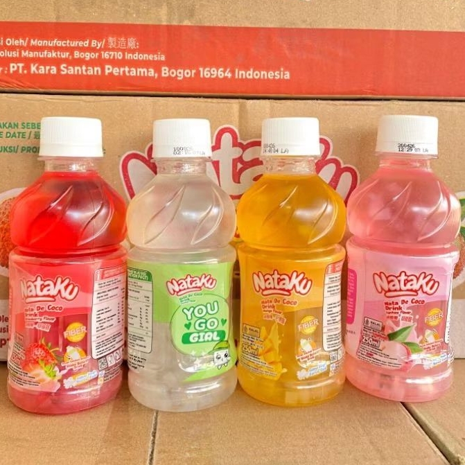 

(1 DUS) NATAKU NATA DE COCO DRINK 250 ML ISI 24 PCS