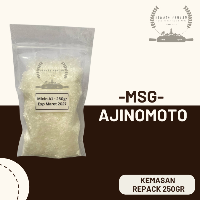 

[A1] MSG Ajinomoto Penguat Rasa Makanan Kemasan 250gr