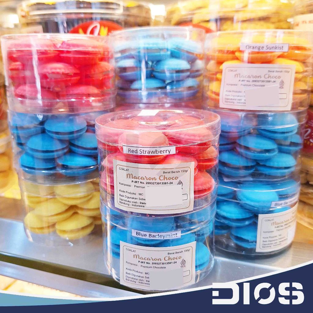 

Macaroon Premium Chocolate 150gr per 1 box Cokelat ALL VARIANT Halal Bandung