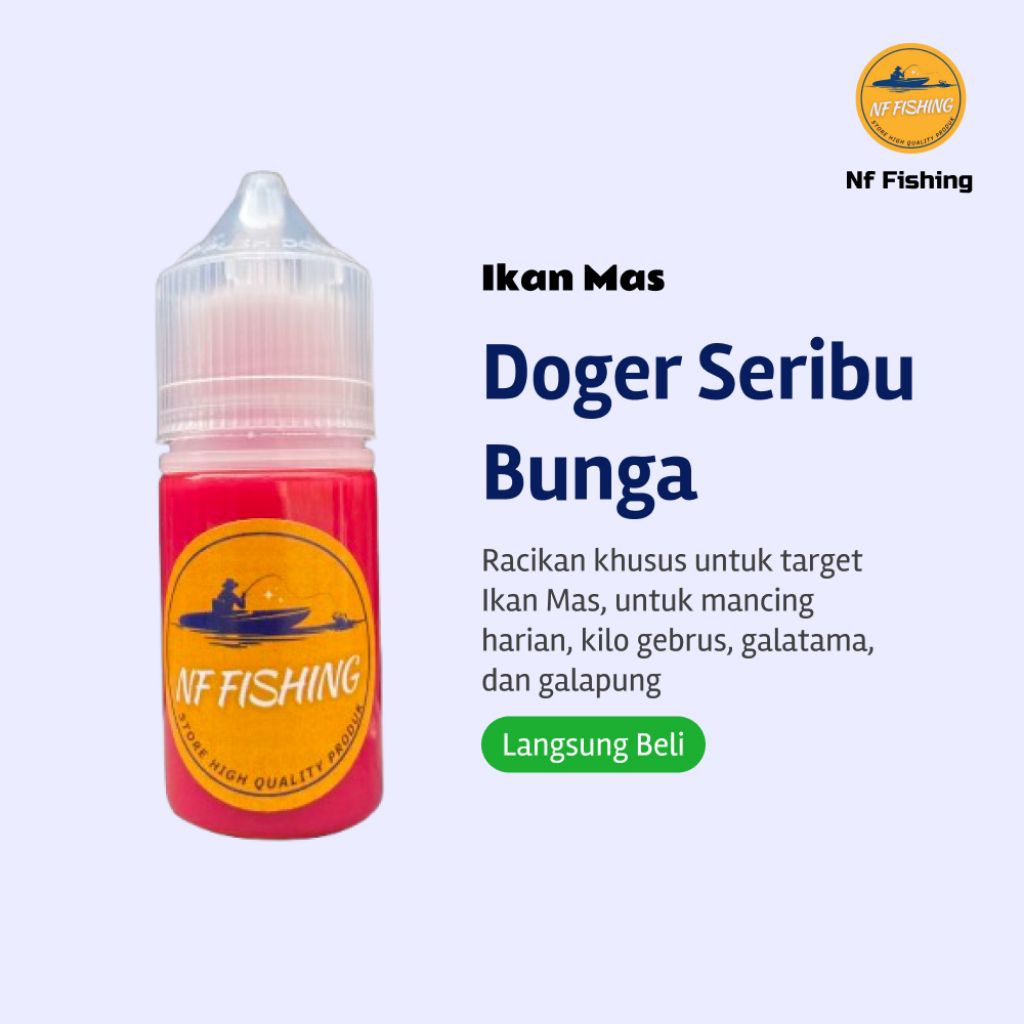 Essen ikan mas aroma Doger seribu bunga paling gacor, Essen oplosan ikan mas