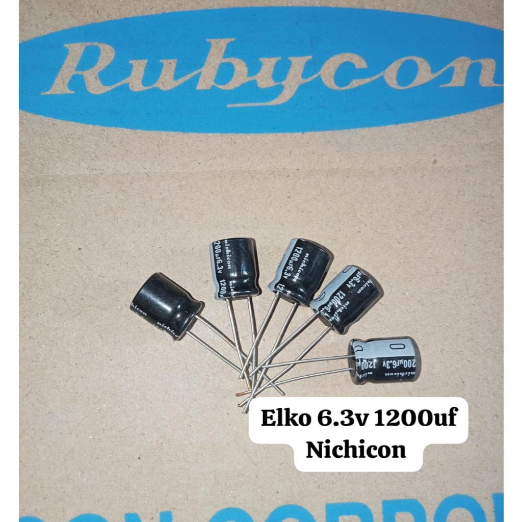 10Pcs Elko 6.3v 1200uf Berkualitas Original