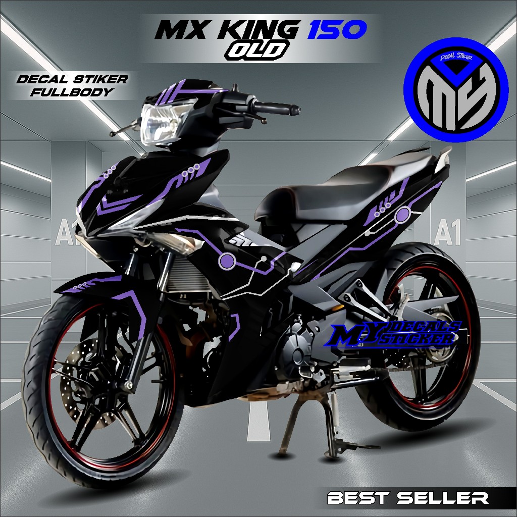 Decal Mx King 150 Old Full Body / Stiker Variasi Motor Yamaha Mx King Old V1 / Modifikasi Mx King V1
