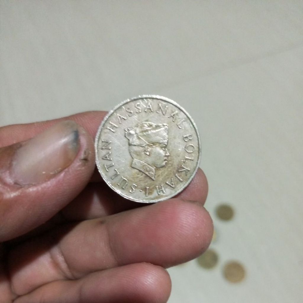 koin 50 sen kerajaan brunei tahun 1971