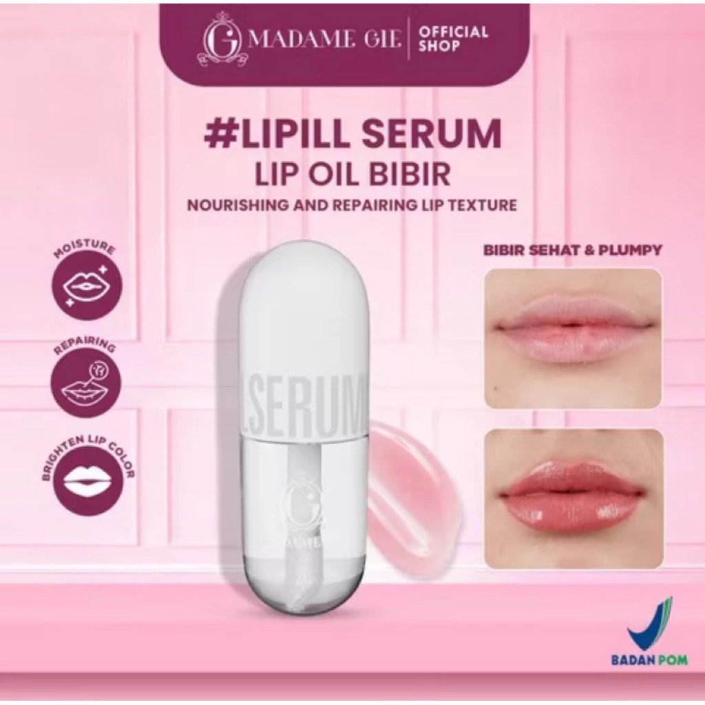 MADAME GIE LIP PILL SERUM - LIP SERUM BIBIR