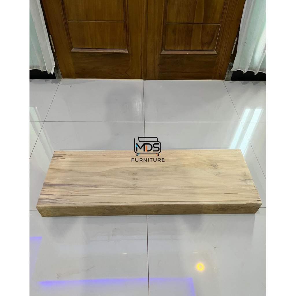 anak tangga kayu jati perhutani