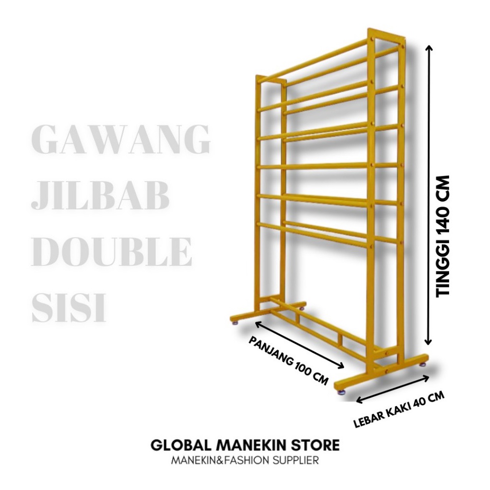 Terbaru Rak Jilbab Besi  Rak Jilbab Besi 1 tingkat  BAHAN BESI PUTIH KUAT