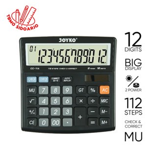 

TBMO Calculator / Kalkulator Joyko CC-11A / 12 Digits / Check Correct