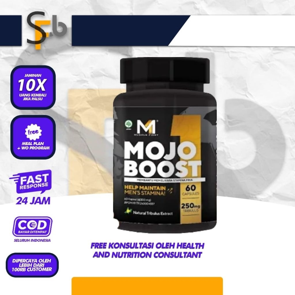 MUSCLE FIRST M1 MOJO BOOST TESTO BOOSTER ALAMI HERBAL 300 MG TRIBULUS