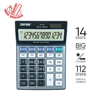 

TBMO Calculator / Kalkulator Joyko CC-41 / 14 Digits / Check Correct
