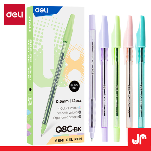 

DELI BALLPOINT 0.5MM 1 PCS WARNA HITAM / PULPEN DELI SATUAN WARNA HITAM