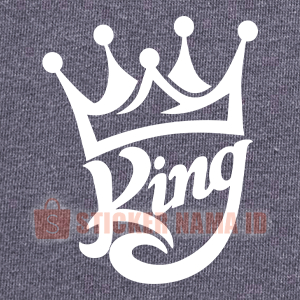 

Sticker Sablon King logo Untuk Baju dan Media Kain lainnya