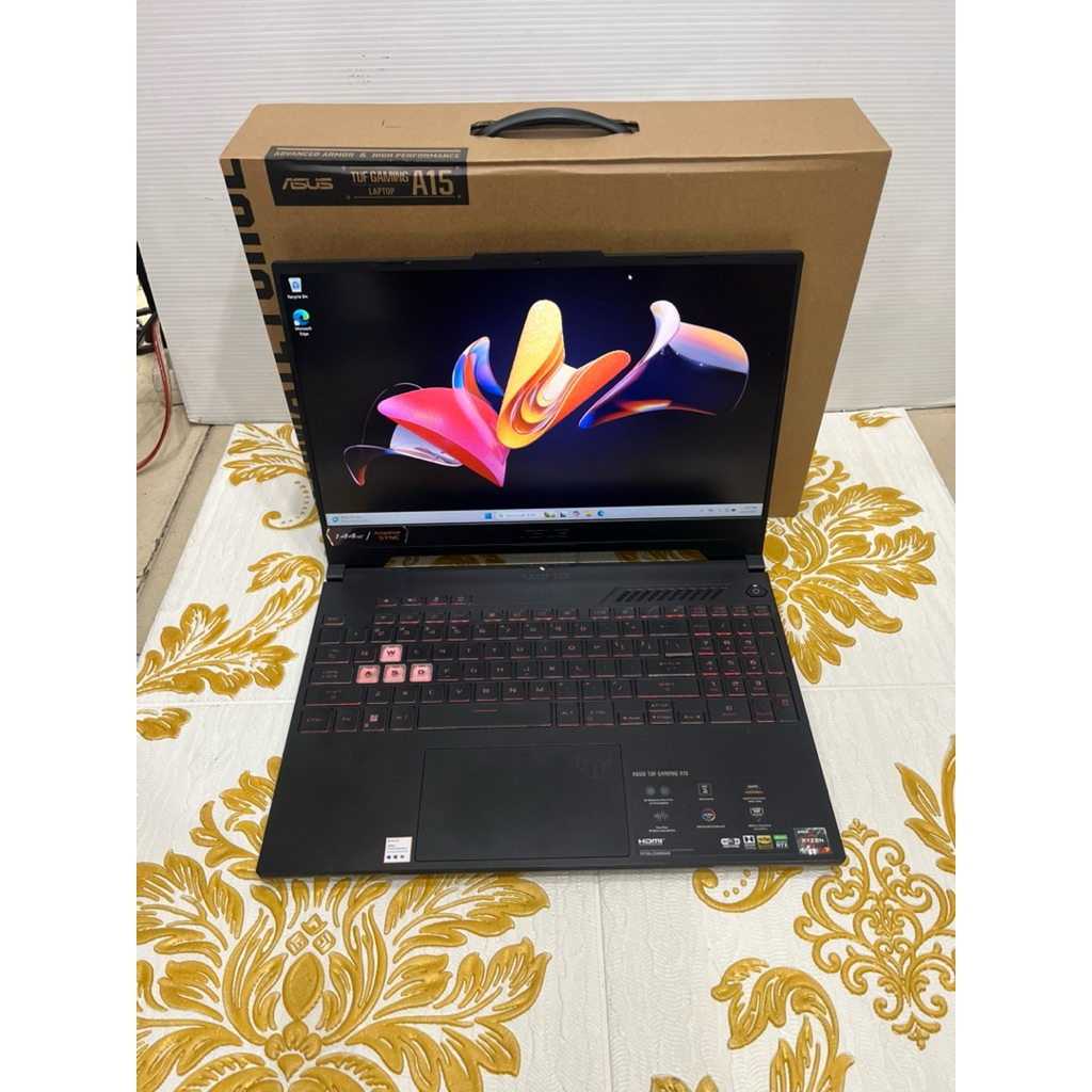 Asus TUF Gaming A15 FA507R 16GB 512GB R7 RTX 3050 Ti Second Mulus Original