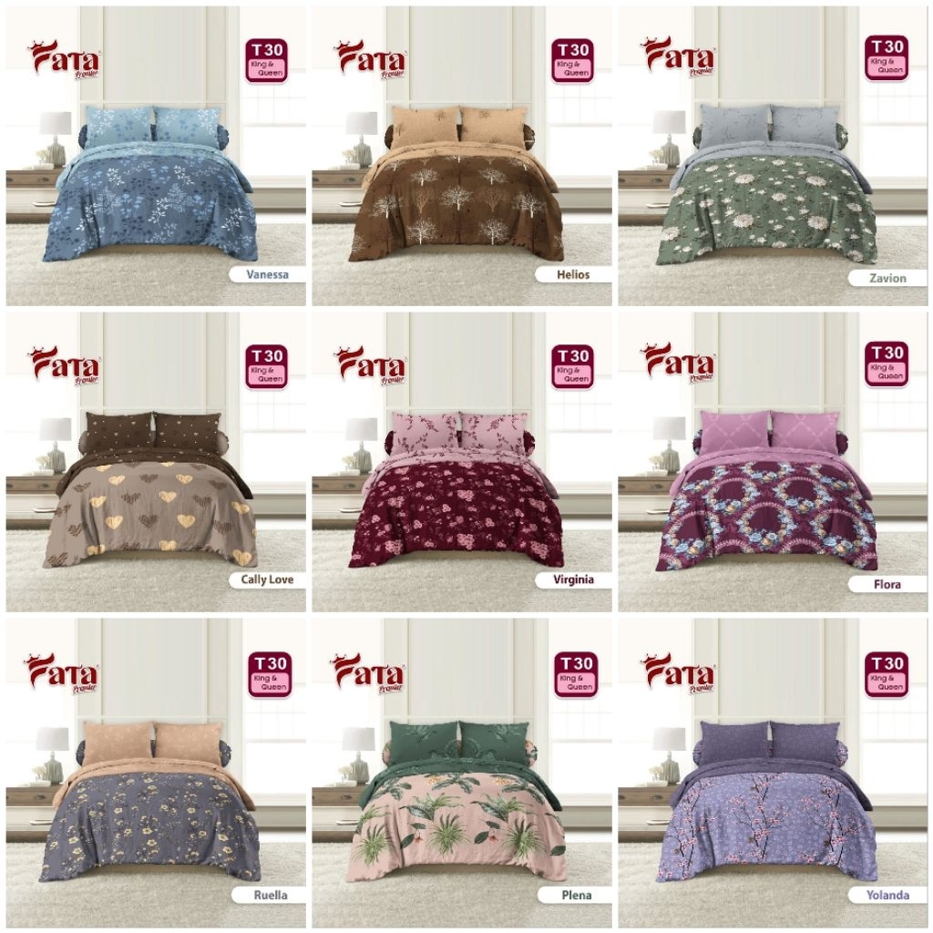 Bedcover Fata Ukuran 180x200 / Bed Cover Set Fata Minimalis Uk 180x200 / Bedcover Set Uk 180x200 / B