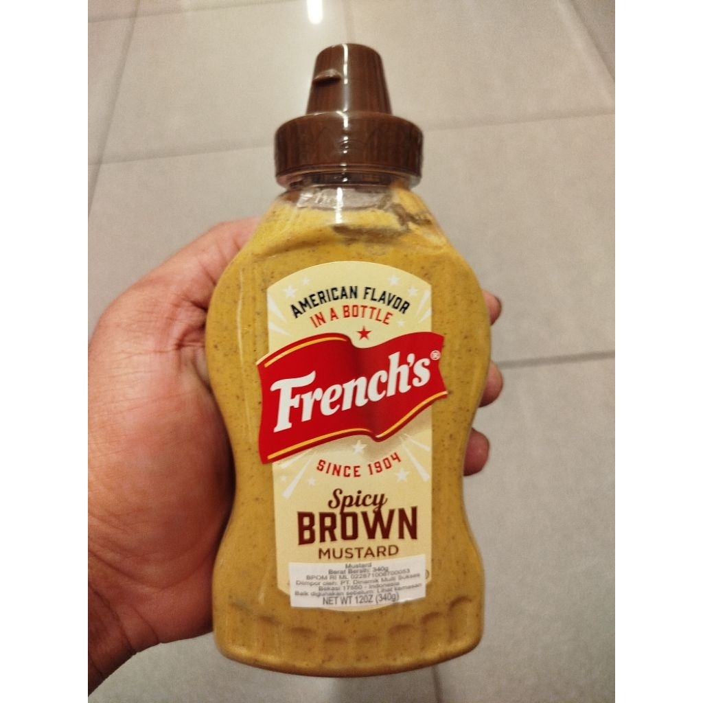 

FRENCH'S BOLI&SPICY BROW MUSTARD 340 grm/PCS