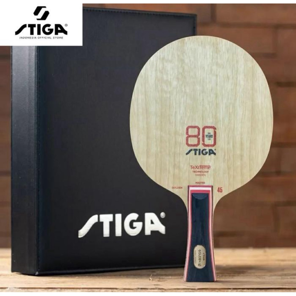 Bat Pingpong Stiga STIGA Carbonado Golden 45  Limited Edition Original 100%