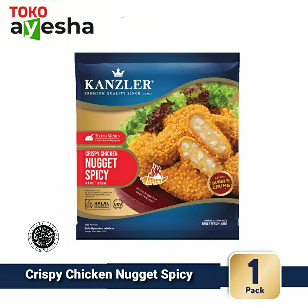 

Kanzler Crispy Chicken Nugget Spicy 450 gr