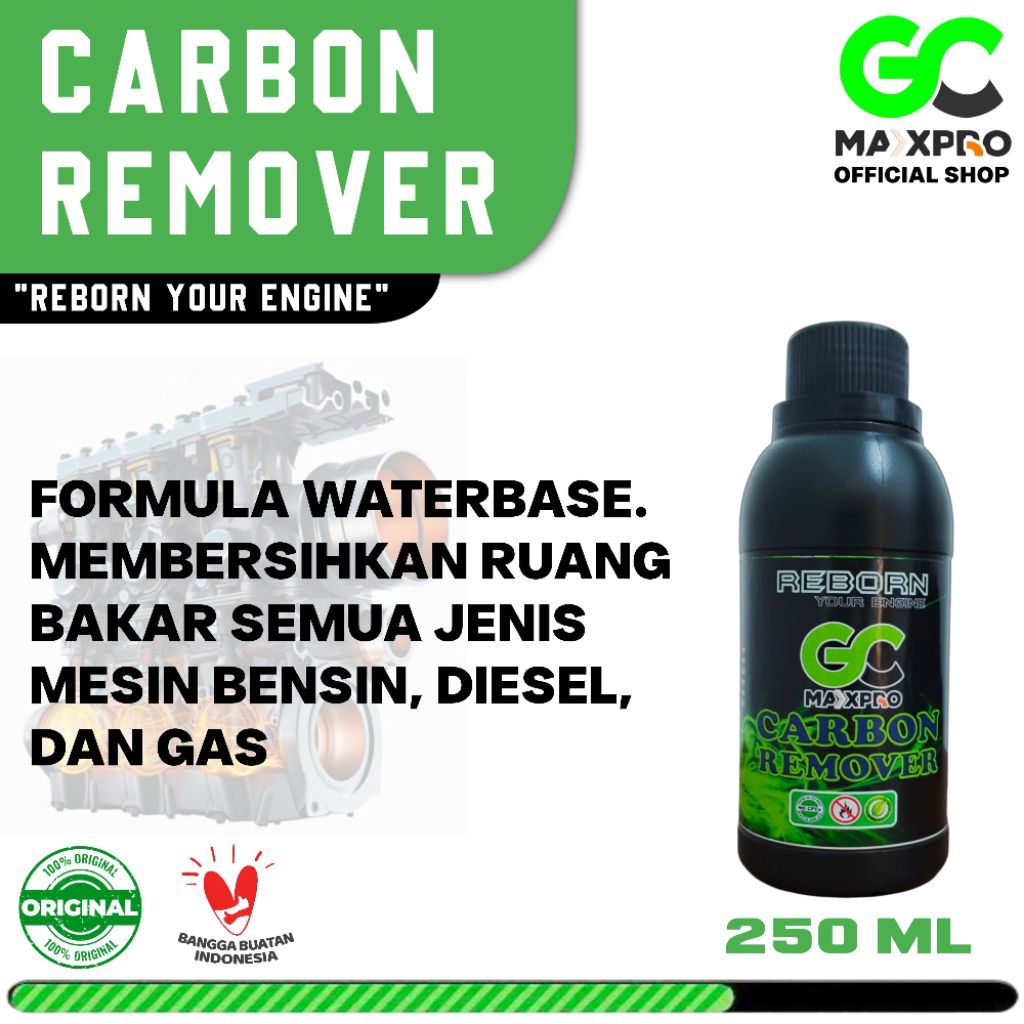 GC MAXPRO Carbon Remover 250ml / Cairan Gurah Carbon Cleaner Pembersih Karbon Original 100%