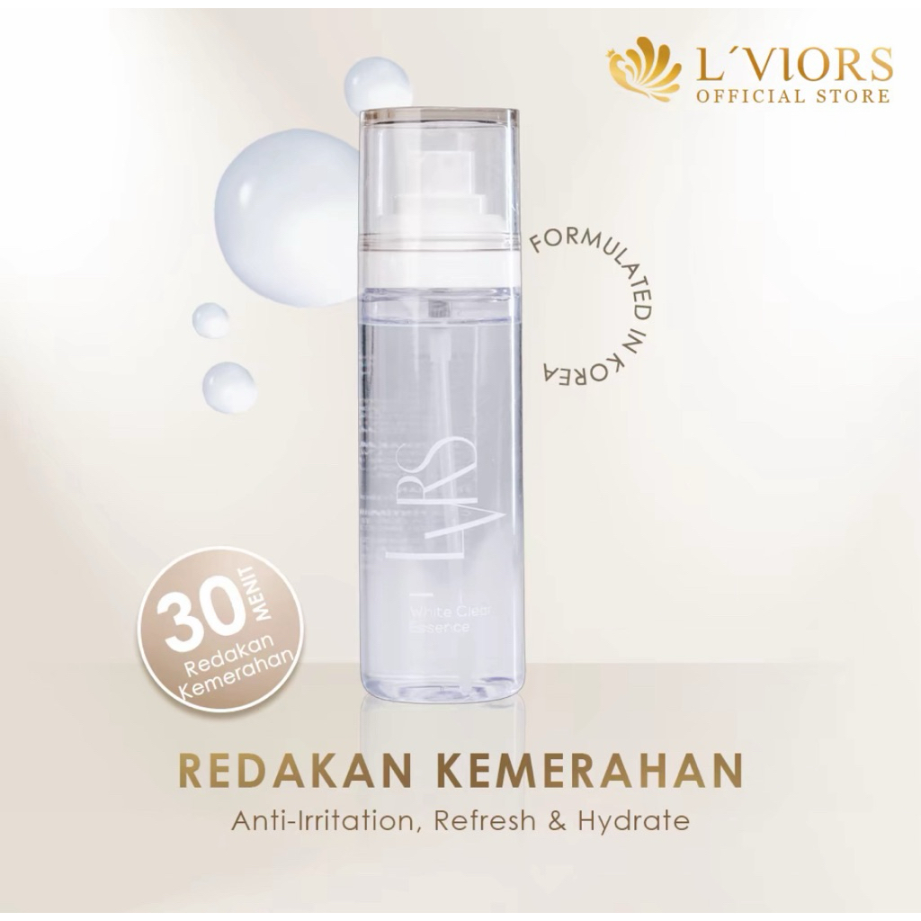 PRELOVED LIKE NEW LVIORS White Clear Essence NETT