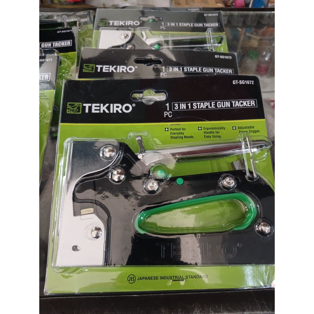 

TEKIRO 3 IN 1 STAPLE GUN TACKER