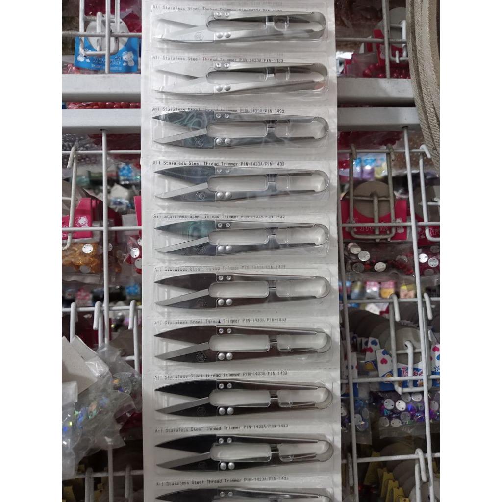

gunting benang stainless/gunting benang merek pin