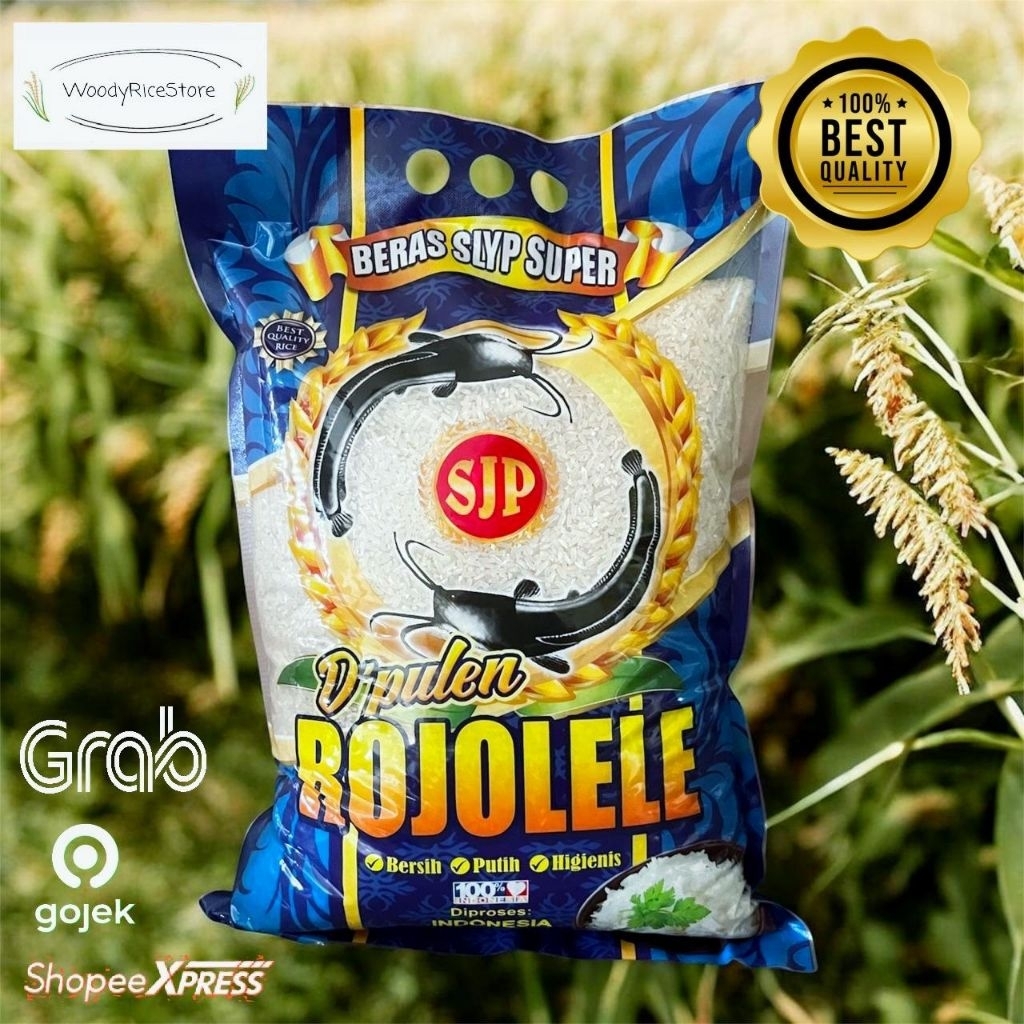 

Beras Rojolele SJP d'Pulen 5KG Setra Ramos SLYP Laminasi