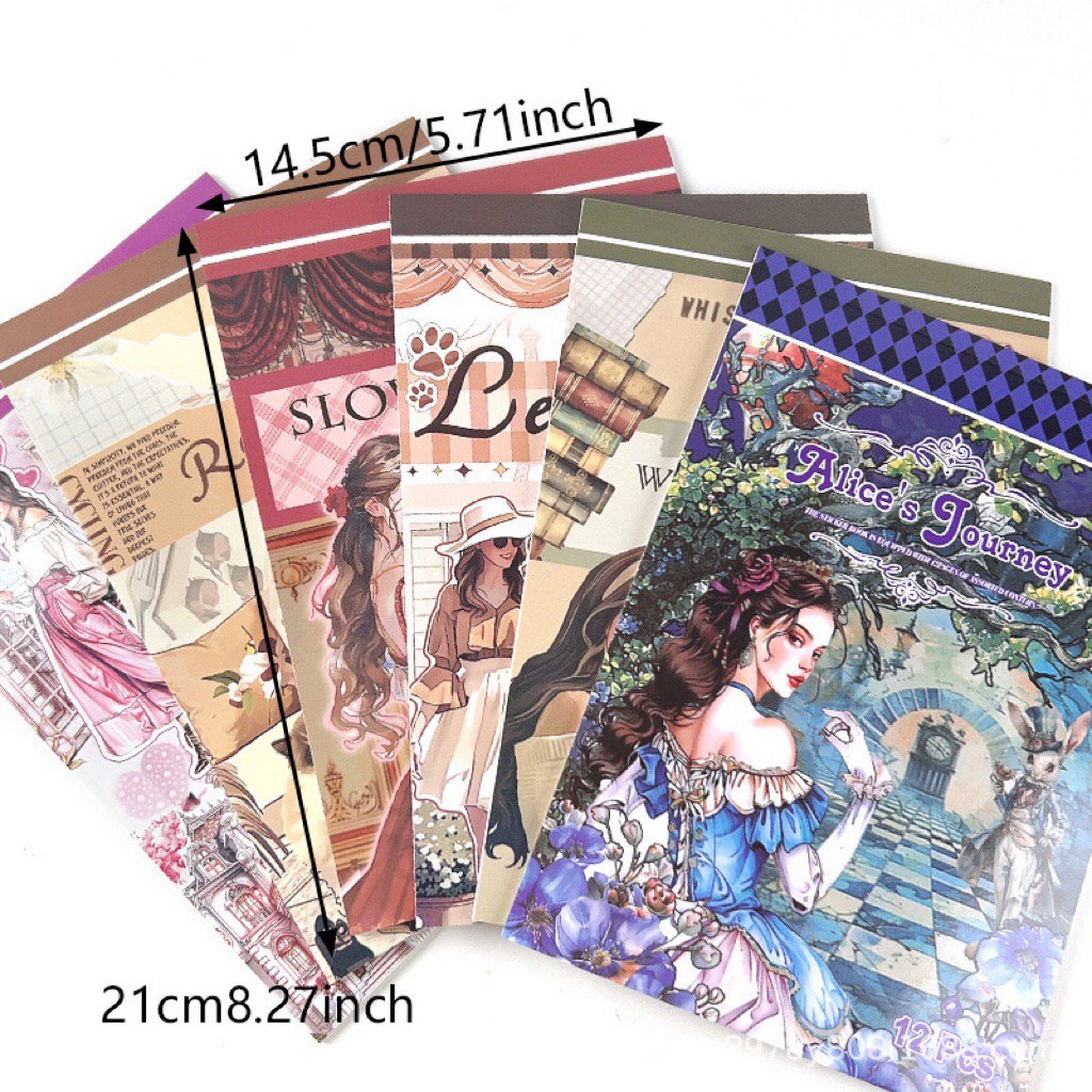 

(5AE) sticker book buku kiss cut wanita cantik stylish vintage mix beautiful woman girl