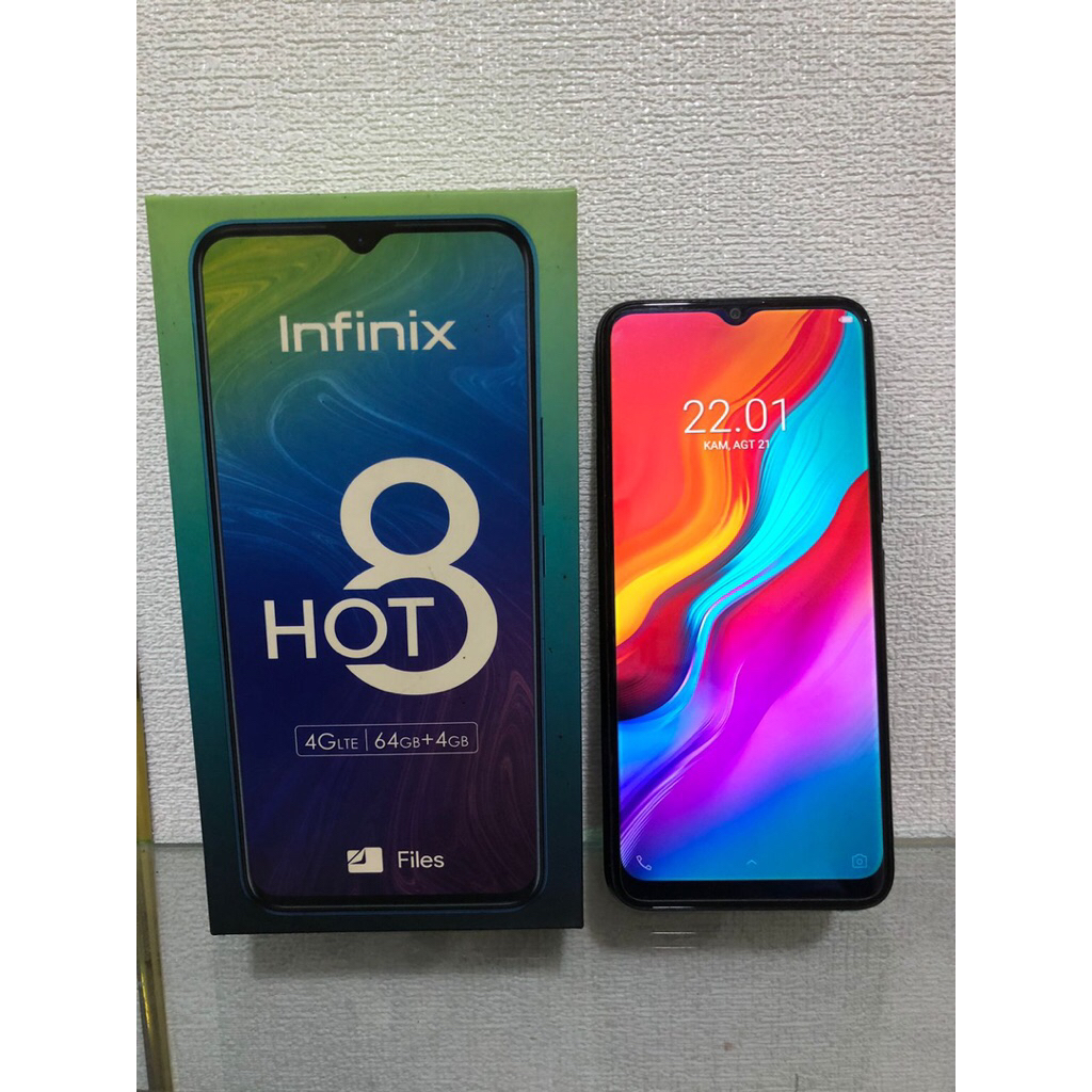 INFINIX HOT 8 RAM 4/64 Second Fullset