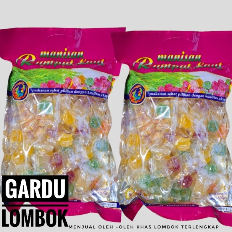 

Baru Kinjoy Jelly Manisan Rumput Laut phoenix 8 gram oleh oleh khas lombok
