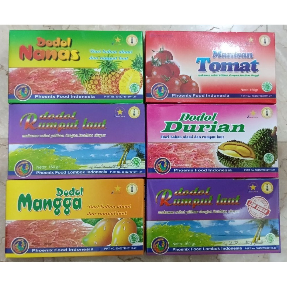 

Terlaris HALAL KINJO JELLY DODOL DAN MANISAN RUMPUT LAUT PHOENIX FOOD SWEET LOW SUGARMANGGANANASDURIAN ALL VARIANT 16 GRAM
