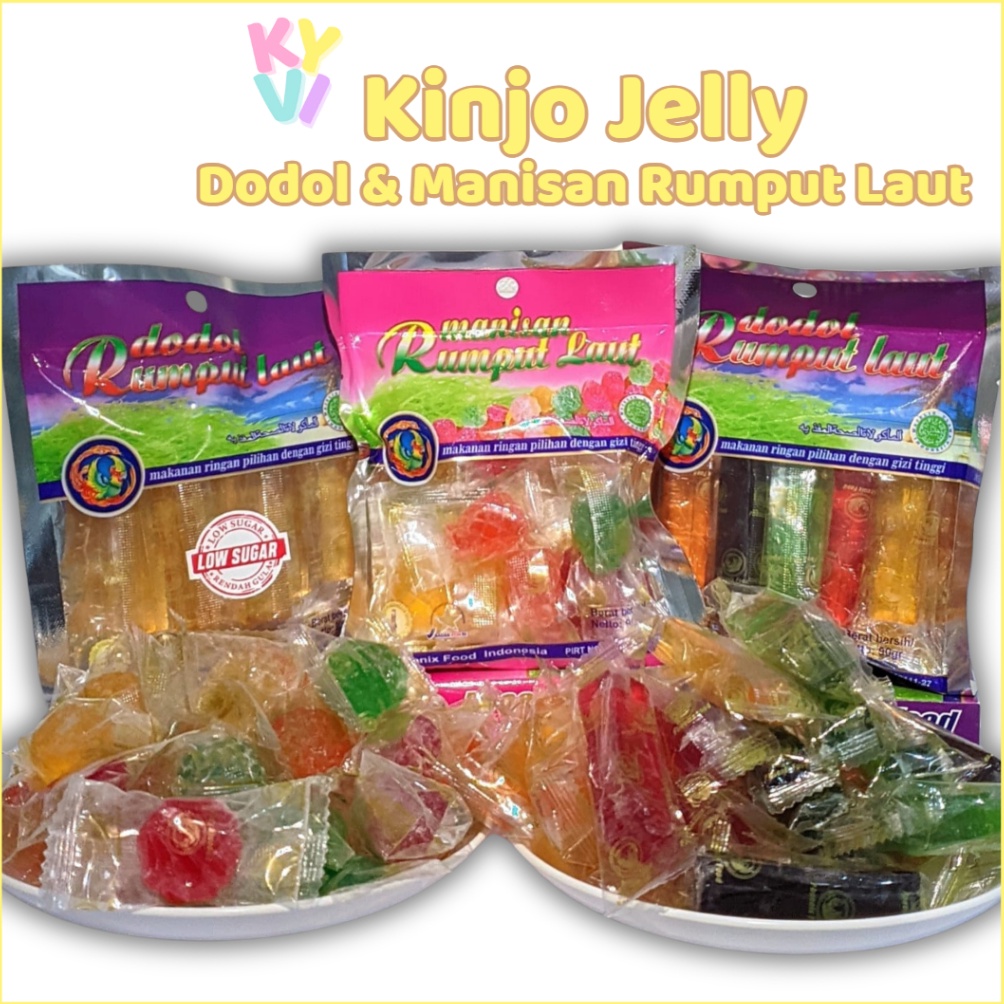 

Disc KYVI Kinjo Jelly Phoenix Dodol Manisan Rumput Laut Oleh Oleh Khas Lombok Dodol Rumput Laut Cemilan Sehat Cemilan Jelly kinjo Kinjo Jelly