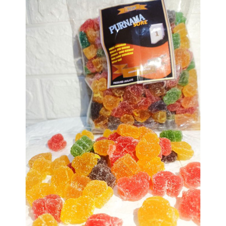 

Tren Permen Jelly Gummy Kenyal Los 1 Kg Mix Warna