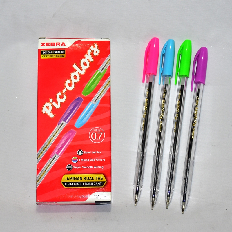 

Pulpen Zebra Pic colors 0.7mm (1PACK)