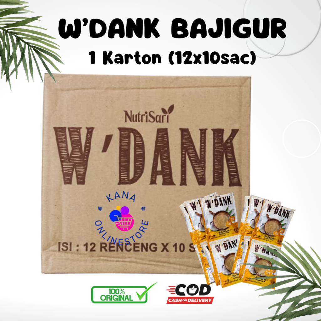 Wedang Bajigur / W'dank Bajigur - 1 KARTON - (12x10 sachet) ------DUSSAN--------