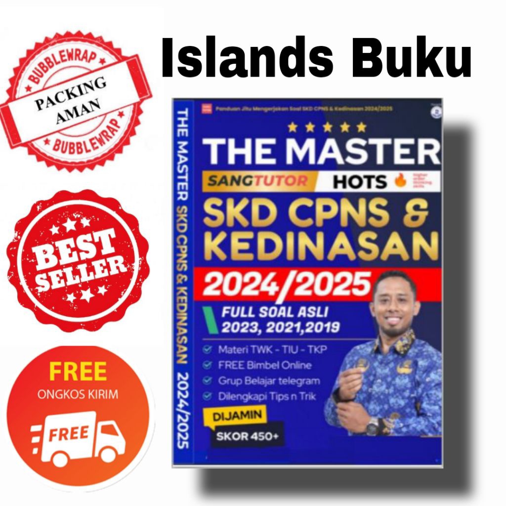 Buku The Master Sang Tutor SKD Cpns dan SKD Kedinasan 2024/2025