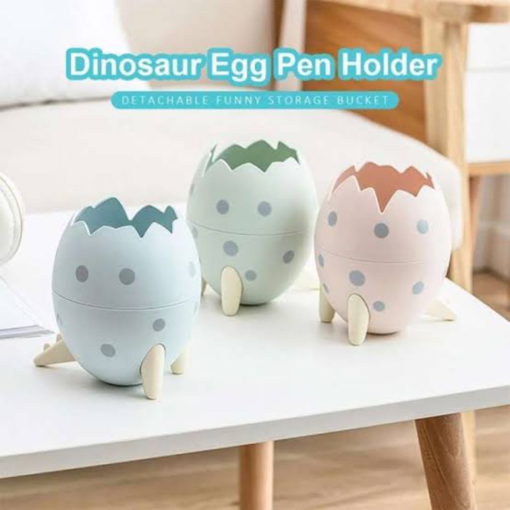 

Dinosaurus Egg Tempat Pencil Organiser Alat Tulis Make up
