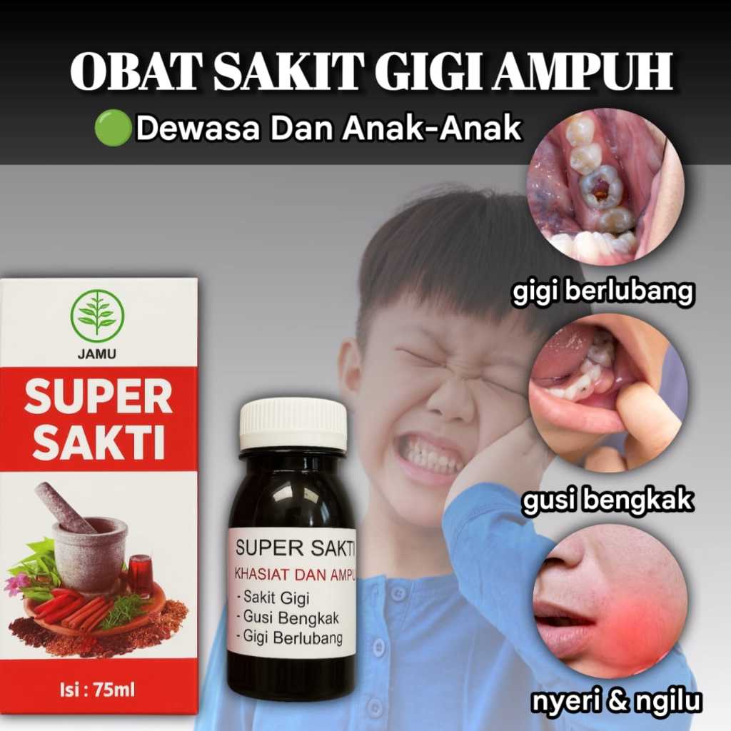 PALING LARIS obat sakit gigi ampuh super sakti obat Gigi berlubang Dan gusi bengkak