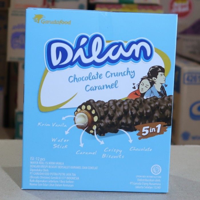 

Dilan Chocolate Crunchy Caramel Wafer