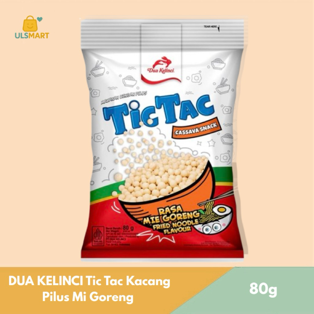 

DUA KELINCI Tic Tac Kacang Pilus Mi Goreng 80 g