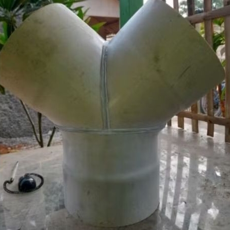 sambungan pipa Y 8 inchi fitting pvc