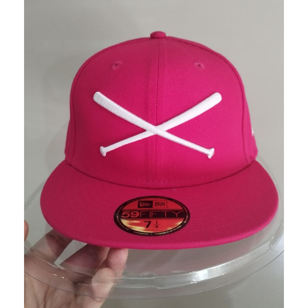 Topi New Era JF Justfitteds Pink original 100% 7 1/4
