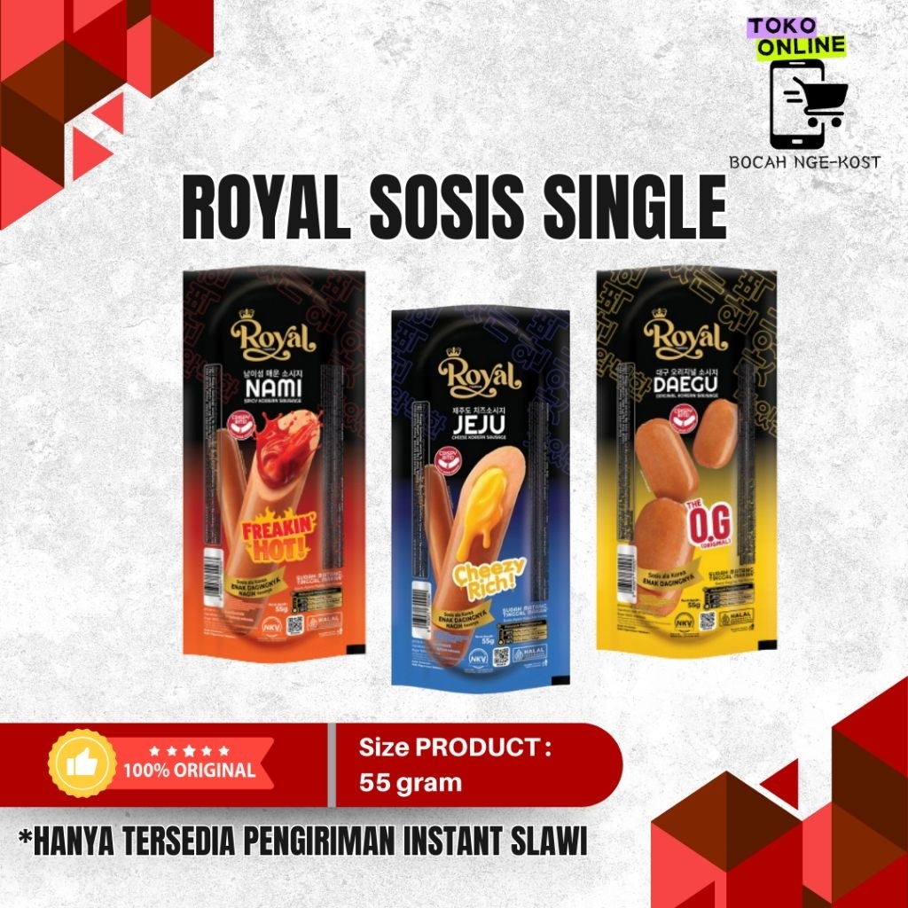 

Slawi Mart - Belfoods Royal Single Sosis | Sosis Siap Santap - Royal Sosis Korea