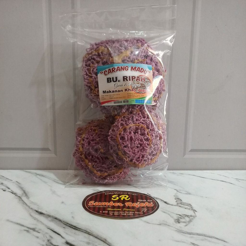 

SARANG MADU BU RIPAH UBI UNGU BERAT 300 GRAM
