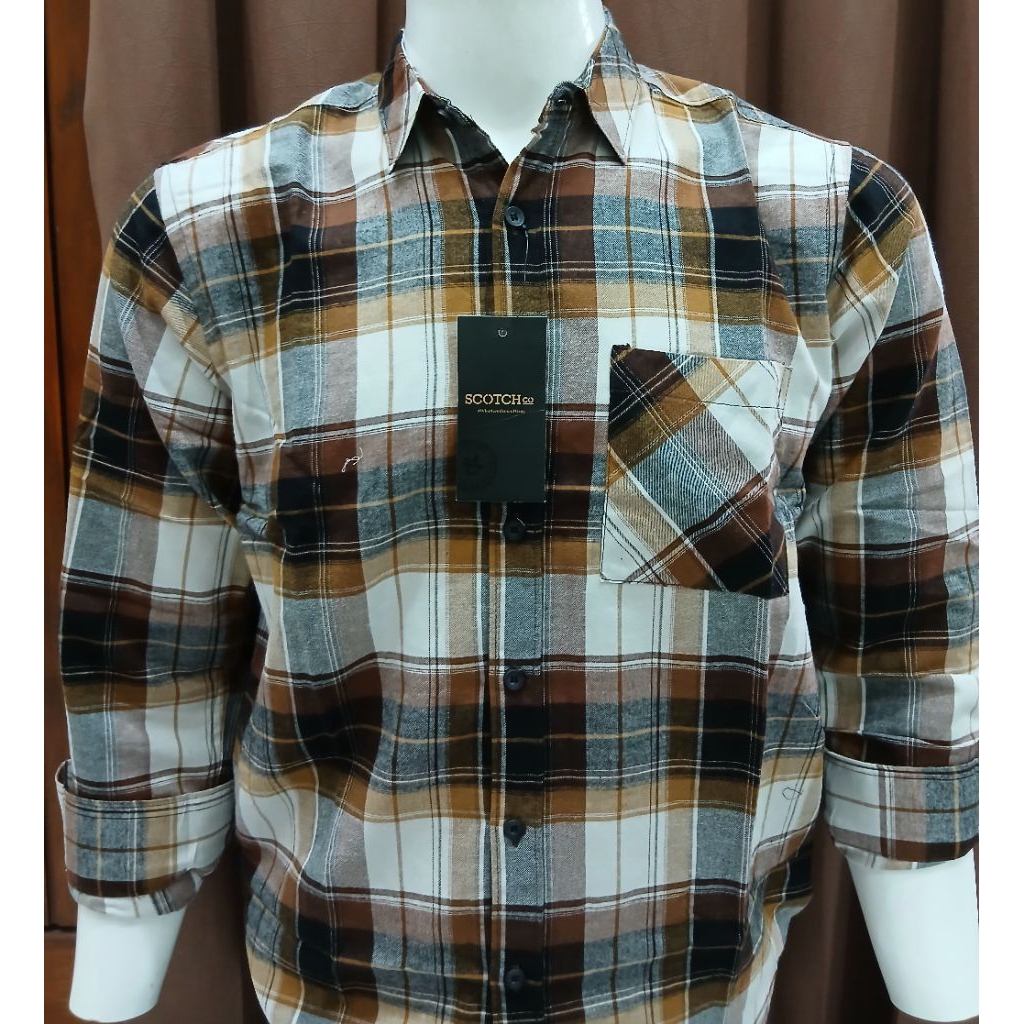 KEMEJA SCOTCH & CO LENGAN PANJANG ORIGINAL