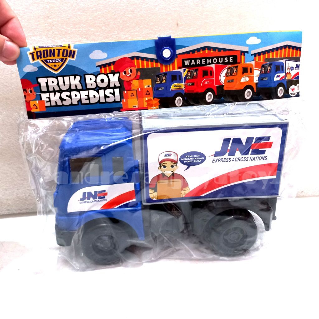 Mainan Anak Kendaraan Truk Box Plastik Panjang 22 cm
