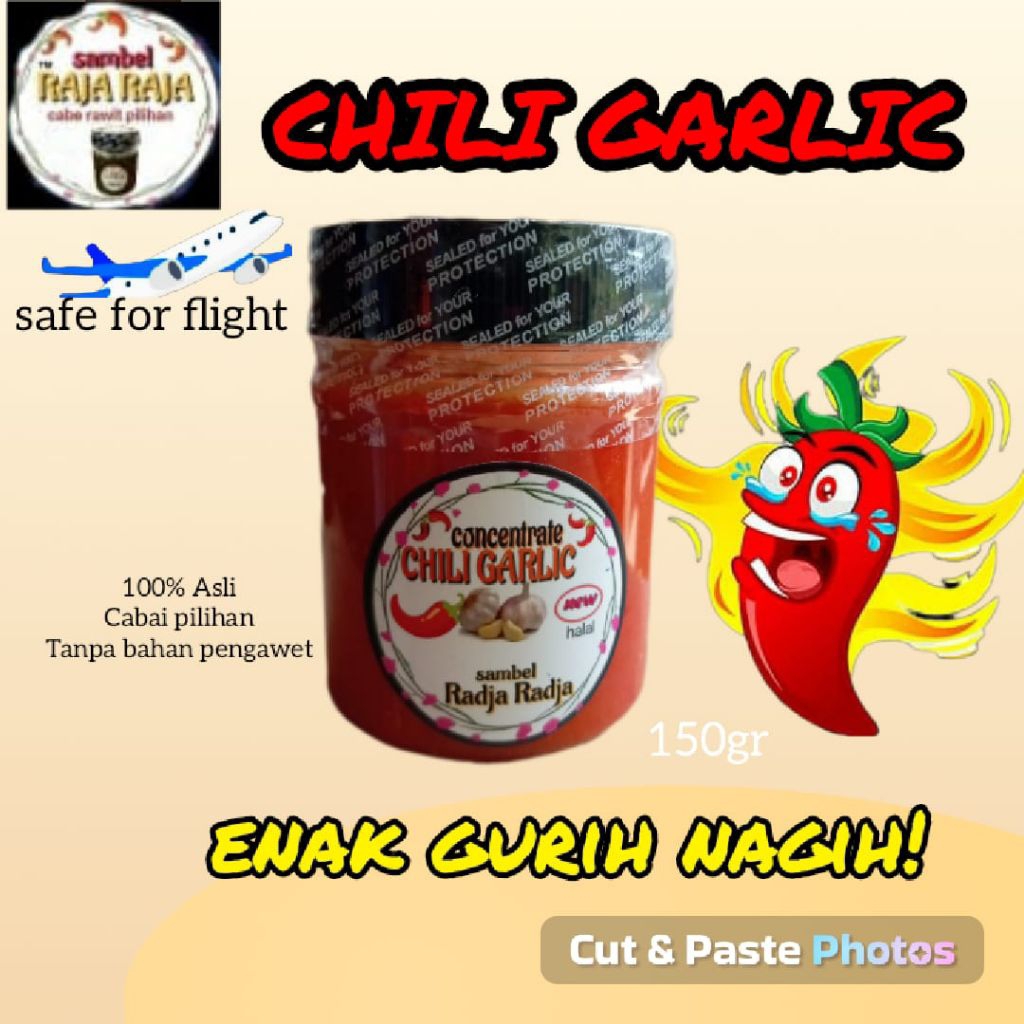 

CHILI GARLIC PEDAS GURIH NAGIH! SAMBEL RAJARAJA