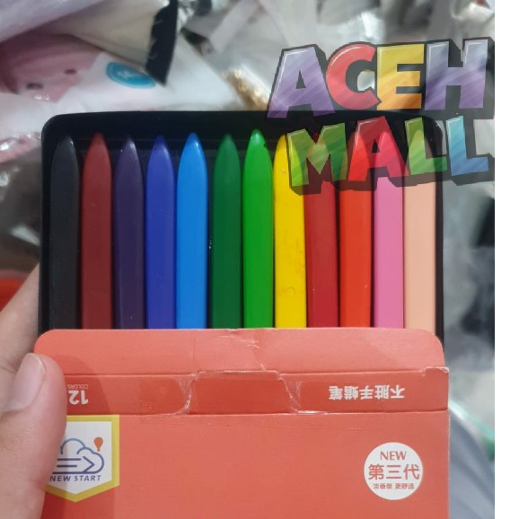 

Crayon Lab Triangle 12 Warna – Crayon Anak Non Toxic, Tidak Mengotori Baju
