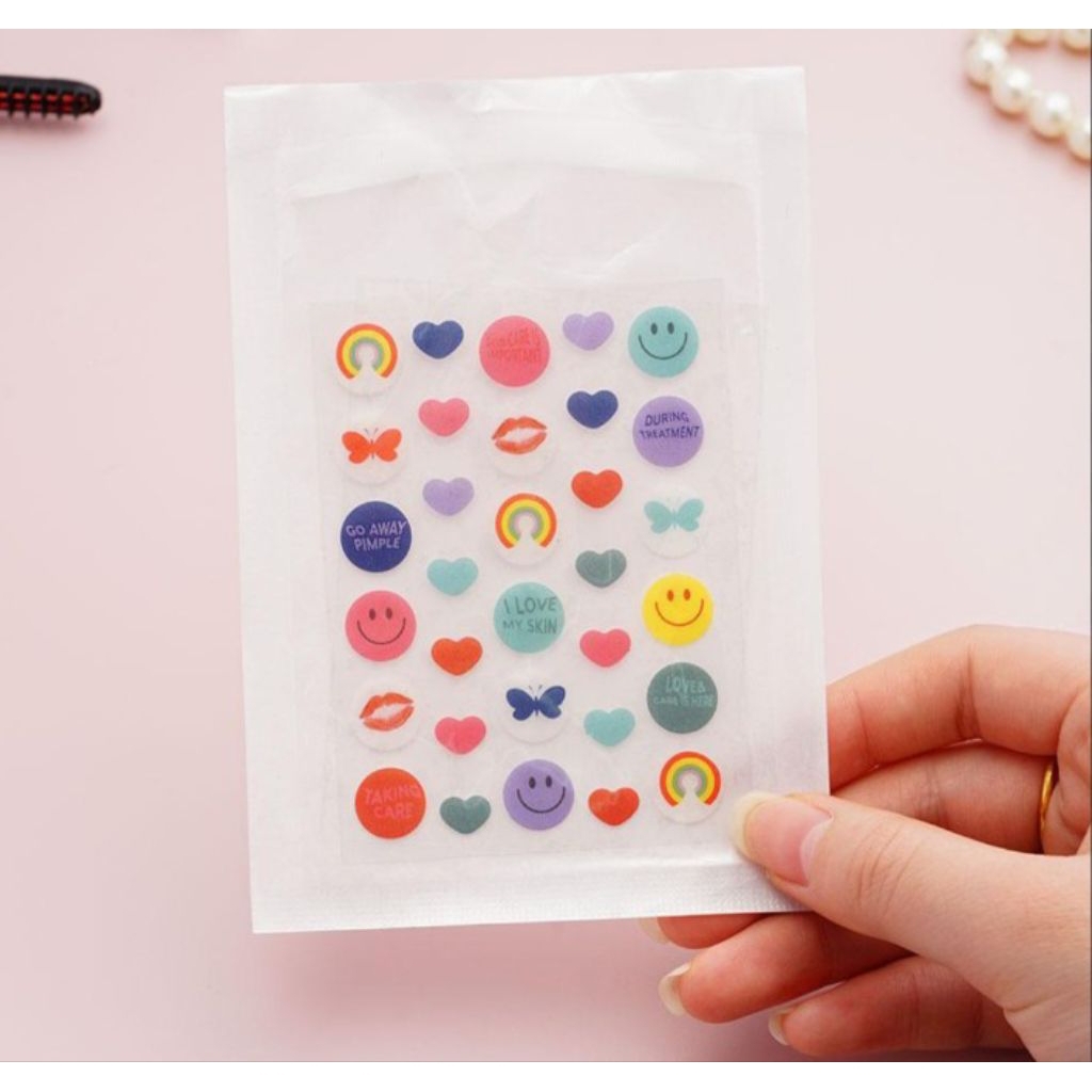 ACNE PATCH, ACNE PATCH TEMPEL, STIKER JERAWAT, ACNE PATCH PIMPLE, ACNE PATCH KARAKTER, TEMPELAN JERA